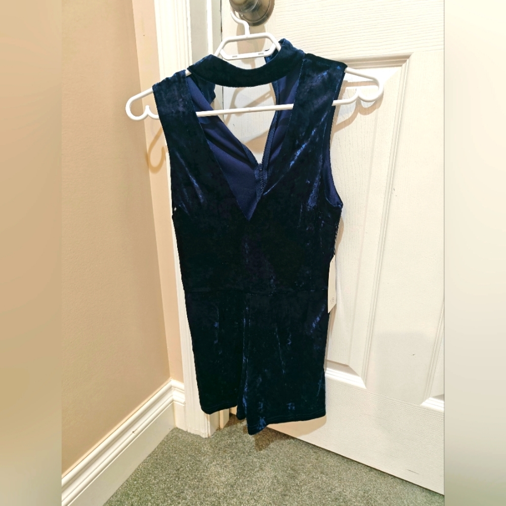 NWT VELVET ROMPER